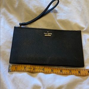 Kate Spade black wristlet.